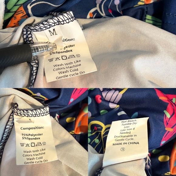 Colorful Cupcake and Ice Cream Print Nursing Medical Scrub Top Women’s Medium - Picture 4 of 5